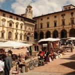 Arezzo antique Fair in Tuscany
