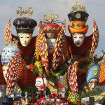 Viareggio Carnival in Tuscany, Italy