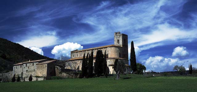 Sant'Antimo Abbey - Orcia Valley, Siena