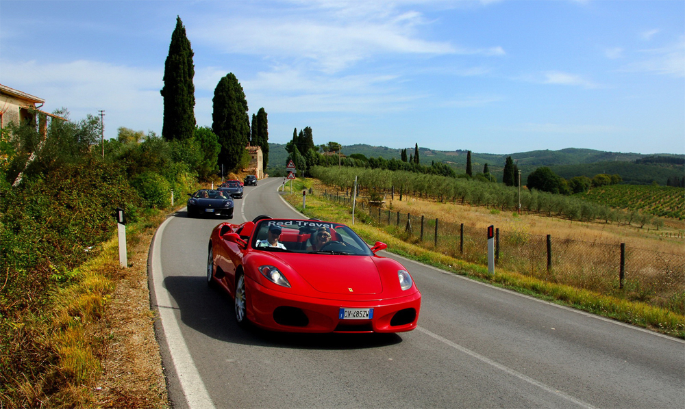 Ferrari driving experience in Tuscany